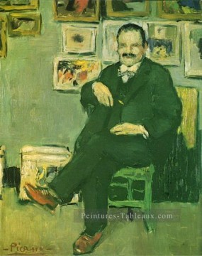 Portrait Gustave Coquiot Ambroise Vollard 1901 Pablo Picasso Peinture à l'huile